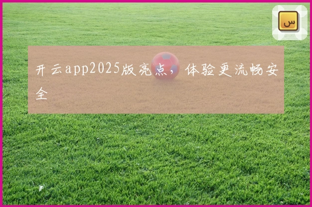 开云app2025版亮点，体验更流畅安全